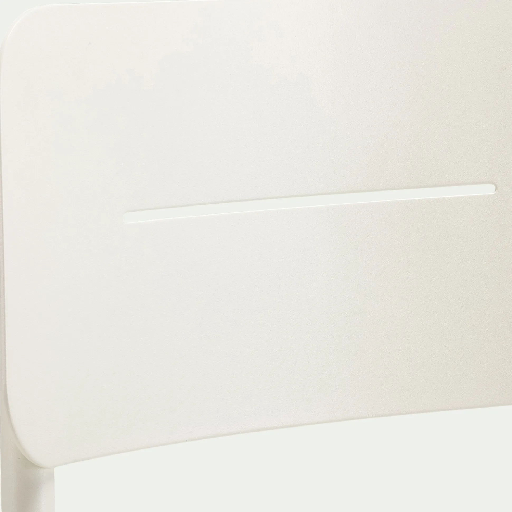 Chaise de jardin empilable en aluminium - blanc