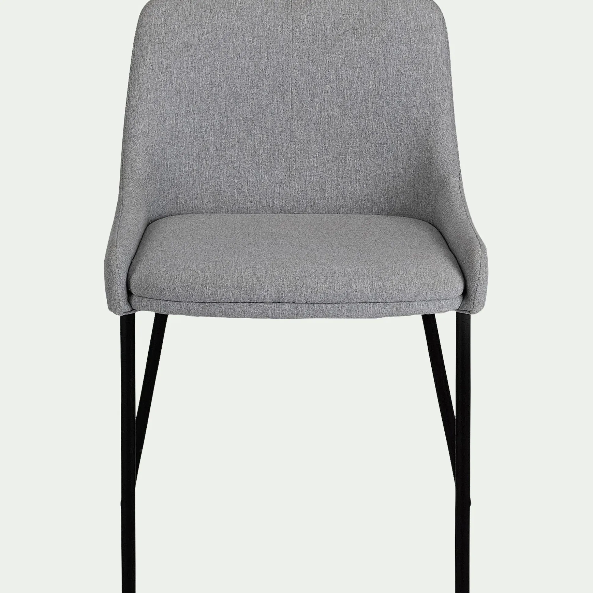 Chaise en tissu - gris borie