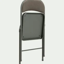 Chaise pliante en métal et tissu - vert