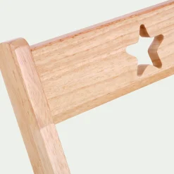Chaise pliante pour enfant en bois d'hévéa - bois clair