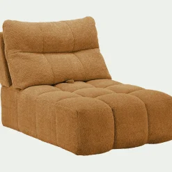 Chauffeuse avance - recule en tissu campo - jaune argan