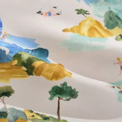 Chilienne de jardin enfant motif Sormiou - bleu