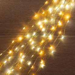 Chute lumineuse L1,80m - doré