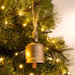 Cloche à suspendre en fer H7,5cm - doré