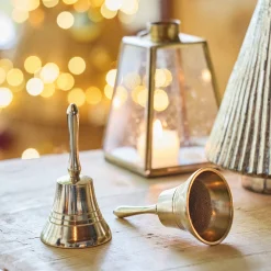 Cloche décorative à poser - doré