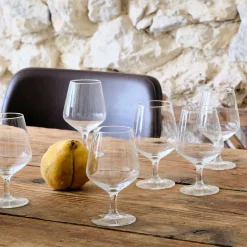 Coffret de 6 verres à bière en verre 38cl - transparent