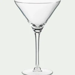 Coffret de 6 verres à martini en verre 26cl - transparent