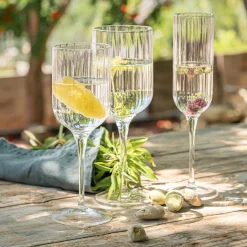 Coffret de 4 verres à pied en cristallin 40cl - transparent