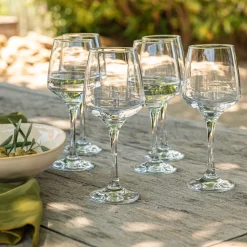 Coffret de 6 verres à vin 29,5cl - transparent