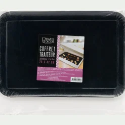 Coffret traiteur en carton 28x42cm - blanc