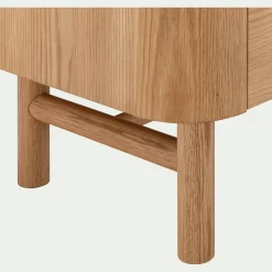 Commode 3 tiroirs en bois - bois clair