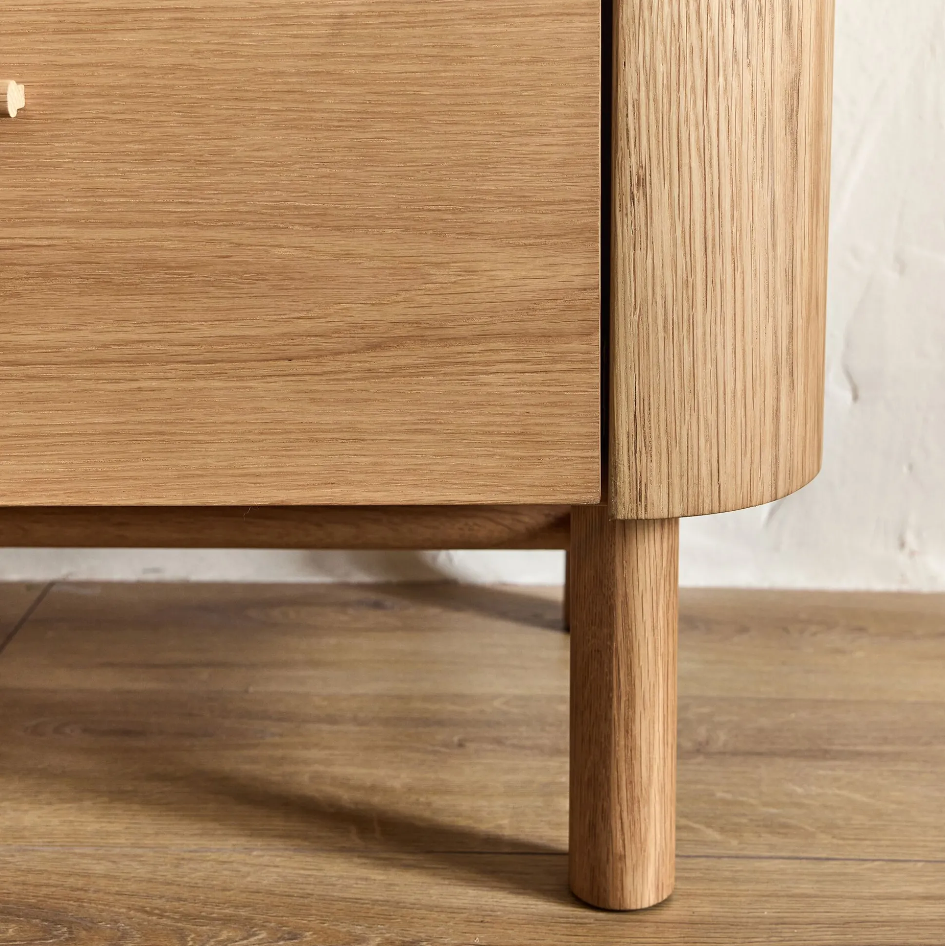 Commode 6 tiroirs en chêne - bois clair