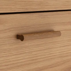 Commode 6 tiroirs en chêne - bois clair