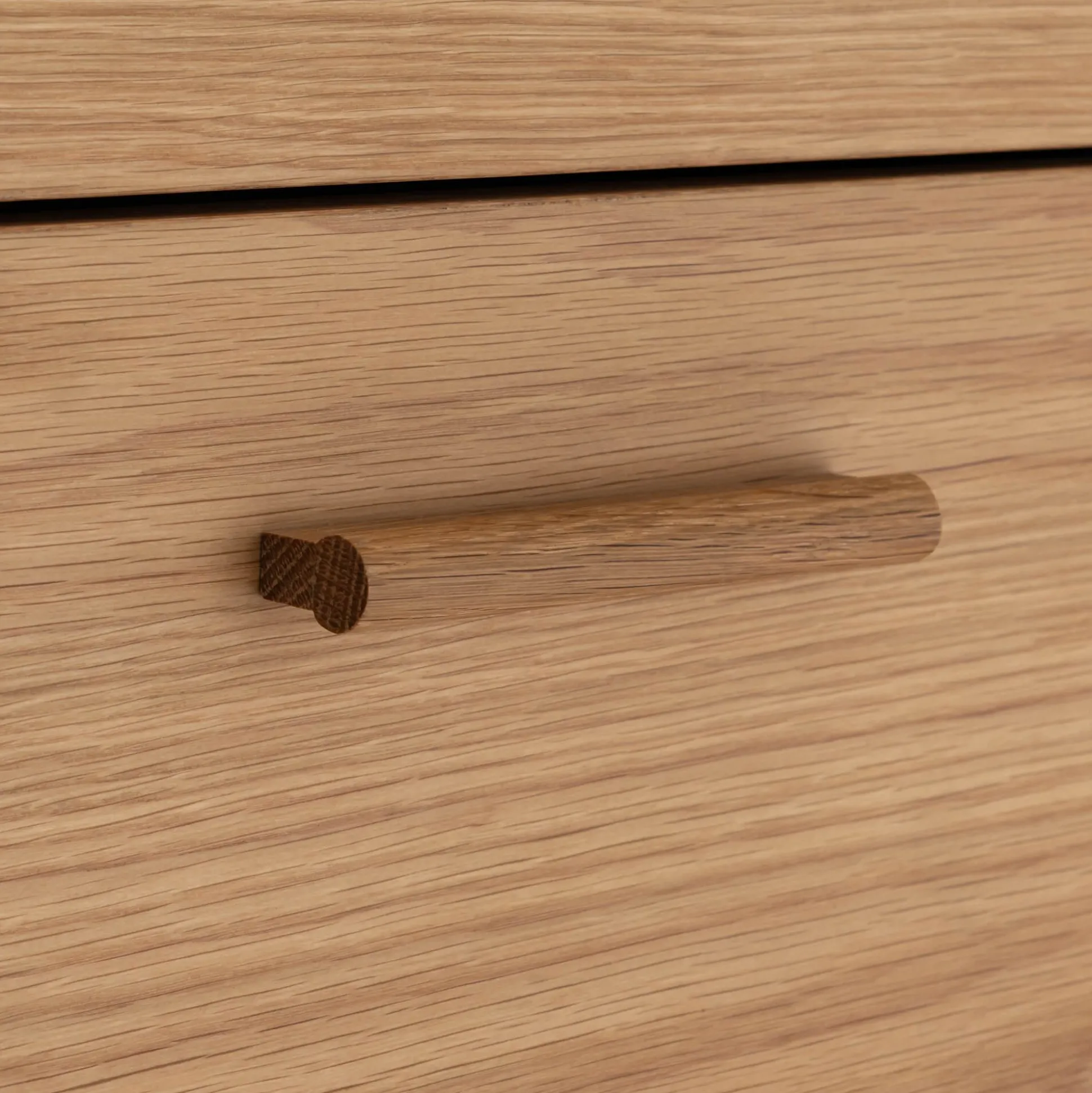 Commode 6 tiroirs en chêne - bois clair