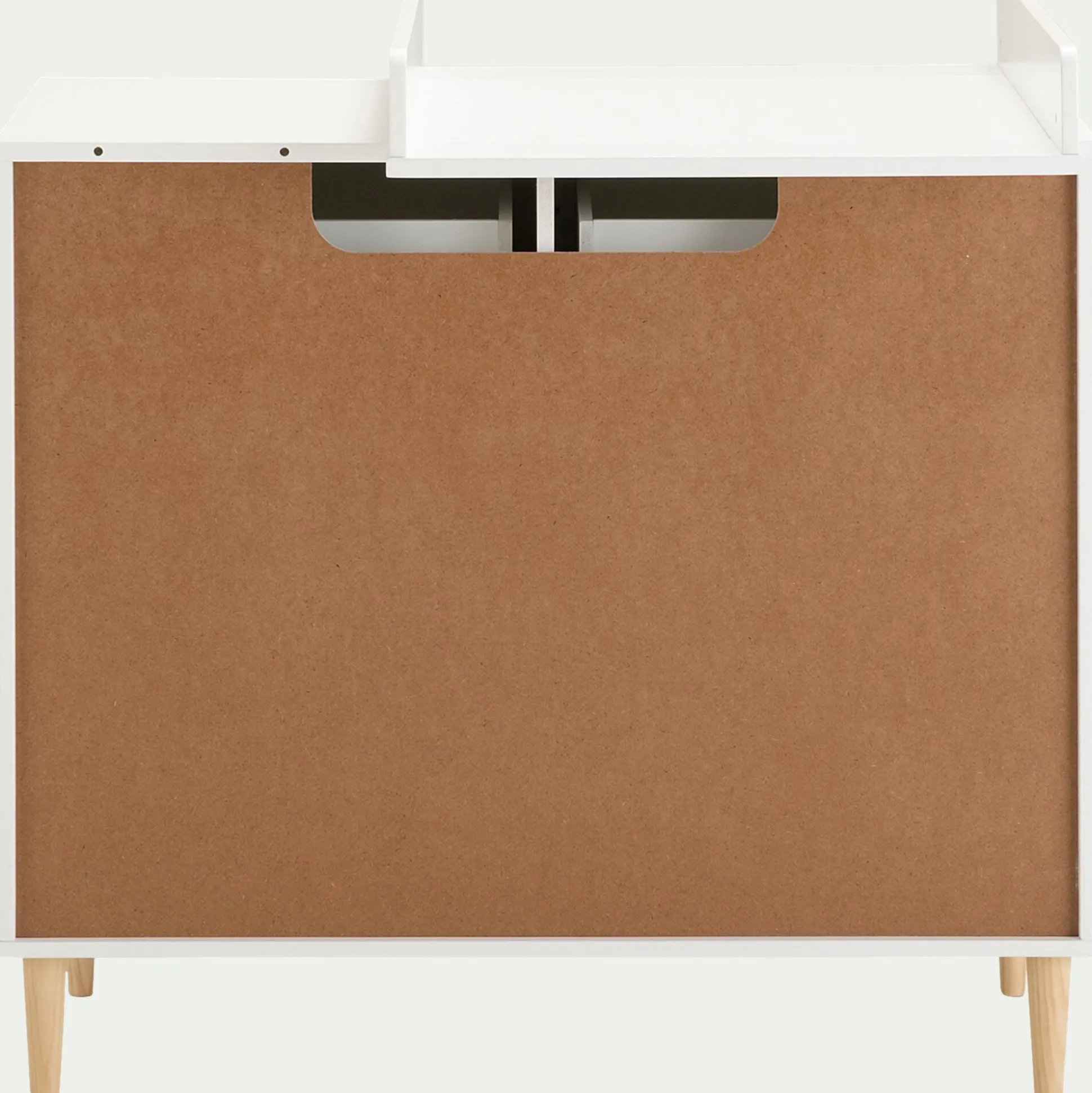 Commode enfant 4 tiroirs en bois - blanc