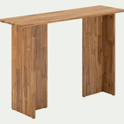 Console en acacia massif - bois clair