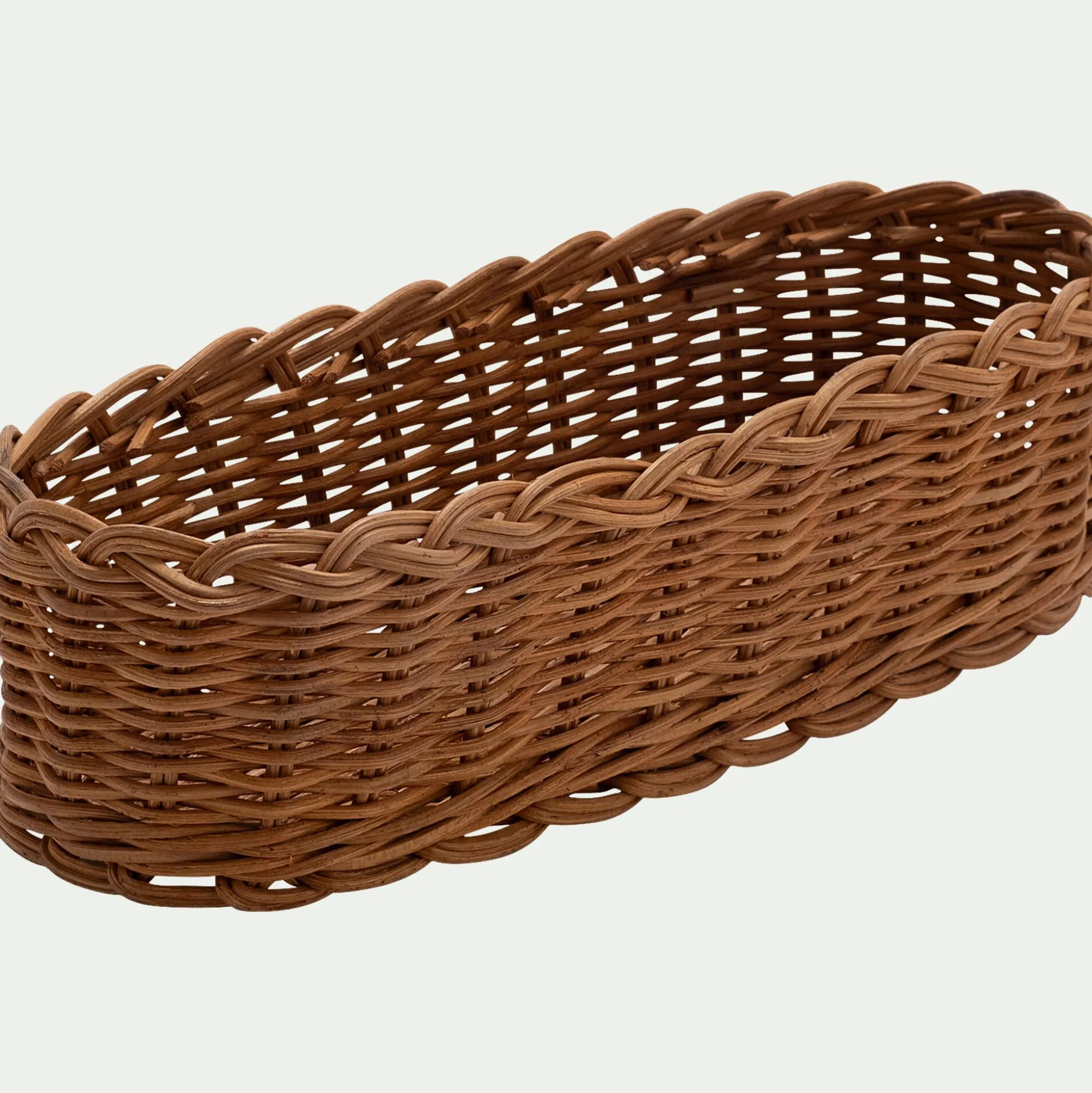 Corbeille à pain en rotin L26cm - marron