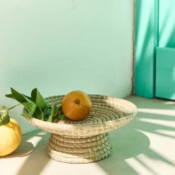 Coupe déco en jonc de mer D45,5cm - naturel