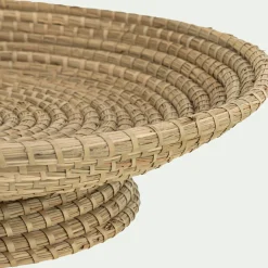 Coupe déco en jonc de mer D26,5cm - naturel