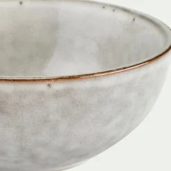 Coupelle en grès avec liseré doré D11cm - vert