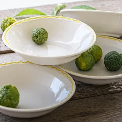 Coupelle en grès D17,5cm - blanc