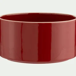 Coupelle en grès D15cm - rouge