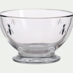 Coupelle en verre D10,5cm - transparent