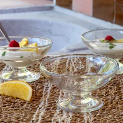 Coupelle sur pied en verre 20cl - transparent