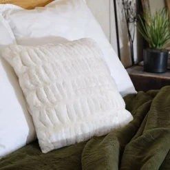 Coussin carré - 45x45cm blanc ventoux