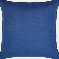 Coussin d'extérieur et intérieur déperlant 40x40cm - bleu