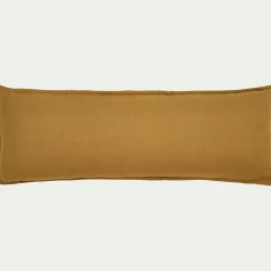 Coussin en lin lavé 30x80cm - brun alep