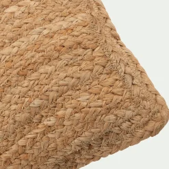 Coussin en toile de jute - naturel 30x50cm