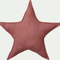 Coussin forme étoile 45x45cm - rose