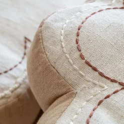 Coussin forme trèfle 35x35cm - beige