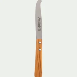 Couteau à fromages en inox et bois d'olivier 20,70cm - naturel