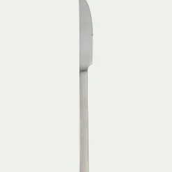Couteau en inox finition satinée - argenté