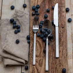 Couteau en inox finition satinée - argenté