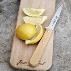 Couteau multi-usages en inox et bois d'olivier 25cm - naturel