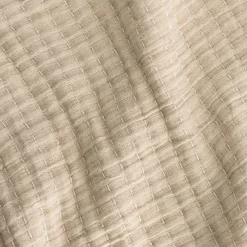 Couvre-lit en coton frangé 230x250cm - beige