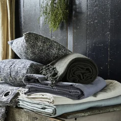 Couvre-lit tissé en coton 230x250cm - beige roucas