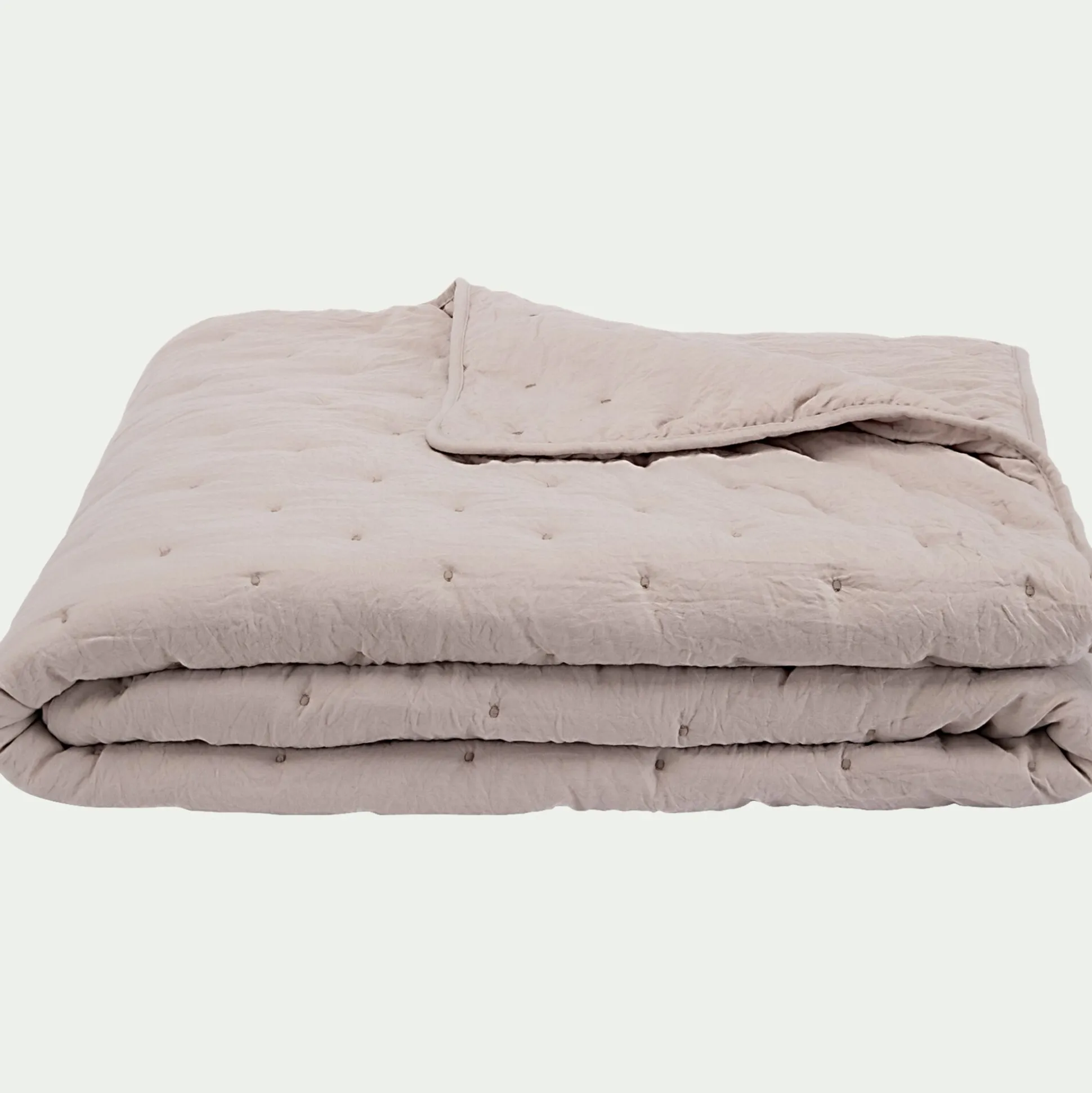 Couvre-lit 180x230cm effet capitonné - beige alpilles