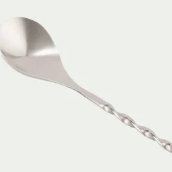 Cuillère à cocktail en inox - argenté