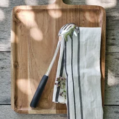 Cuillère à spaghettis en inox - gris métallisé