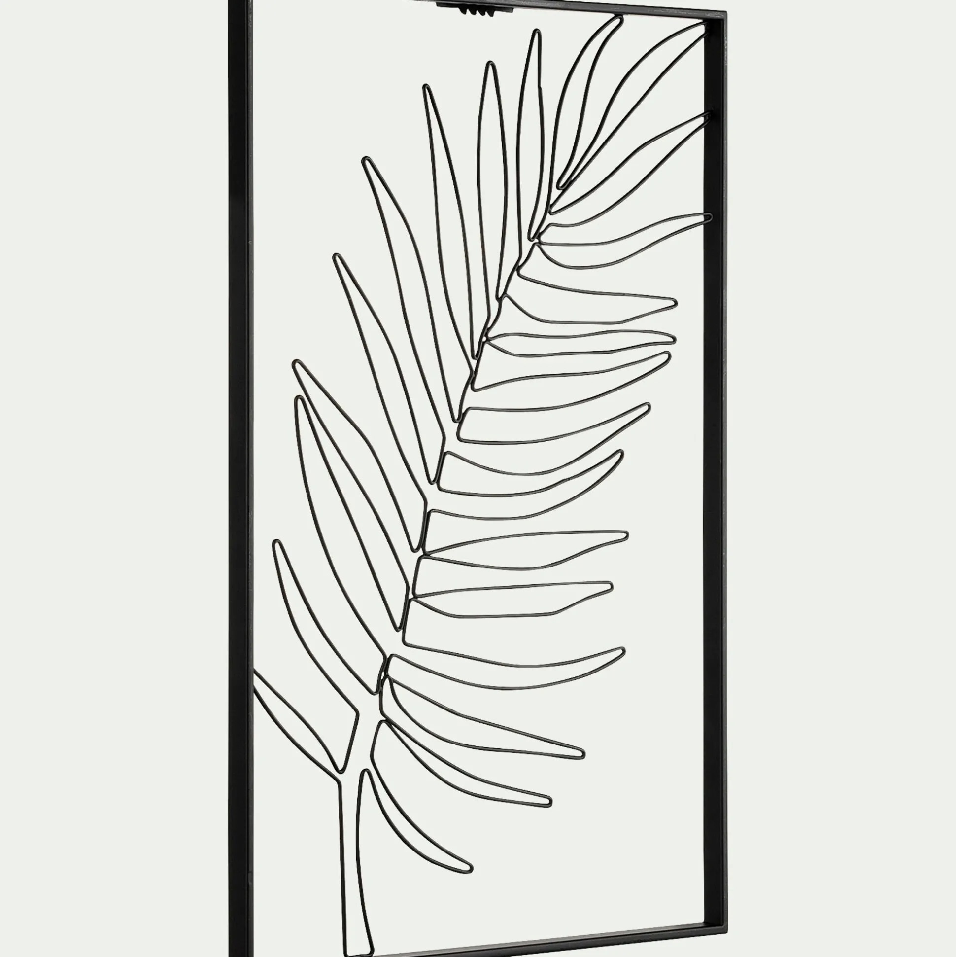 Décoration murale palmier - noir L50xl34,5cm