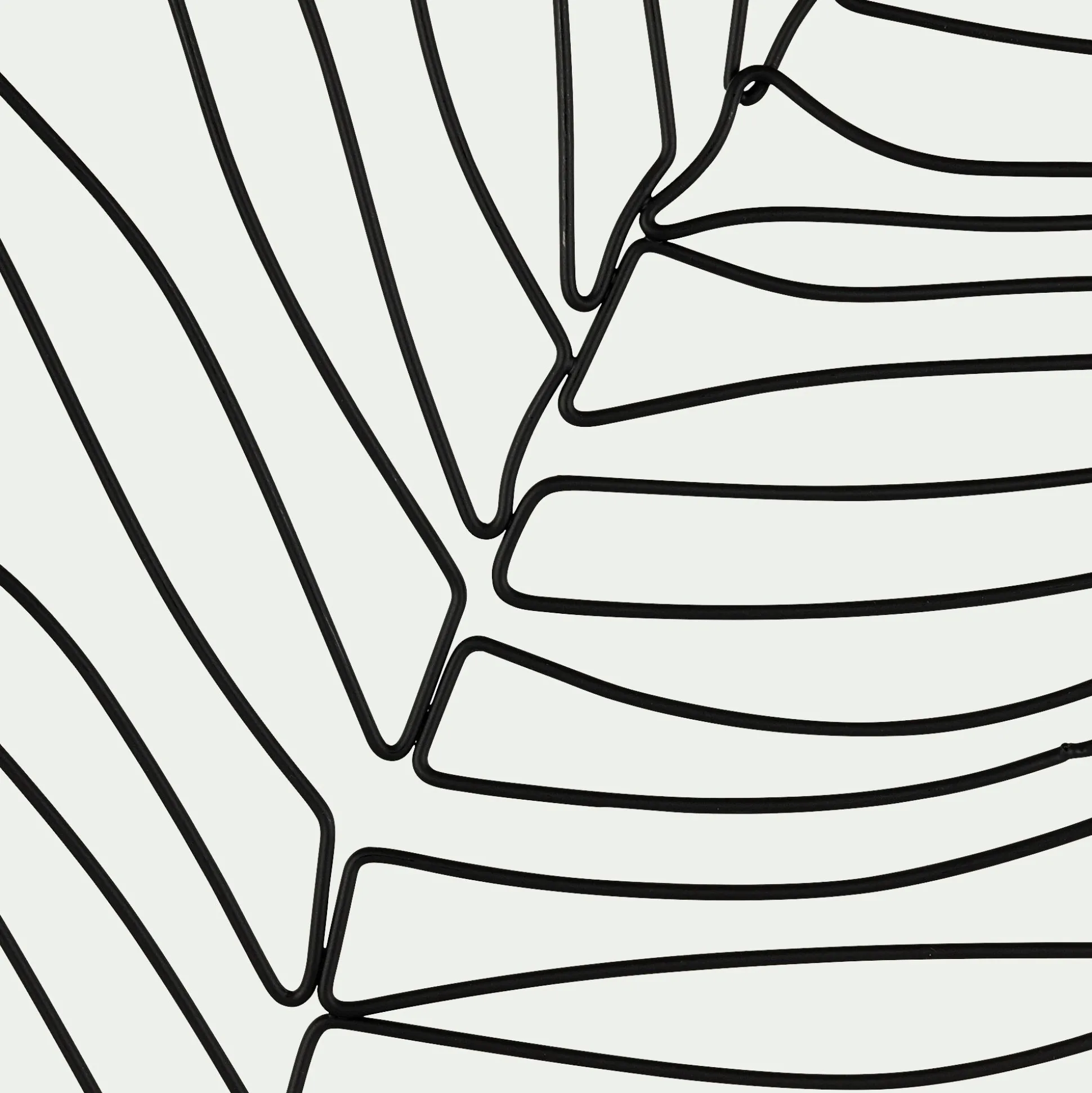 Décoration murale palmier - noir L50xl34,5cm