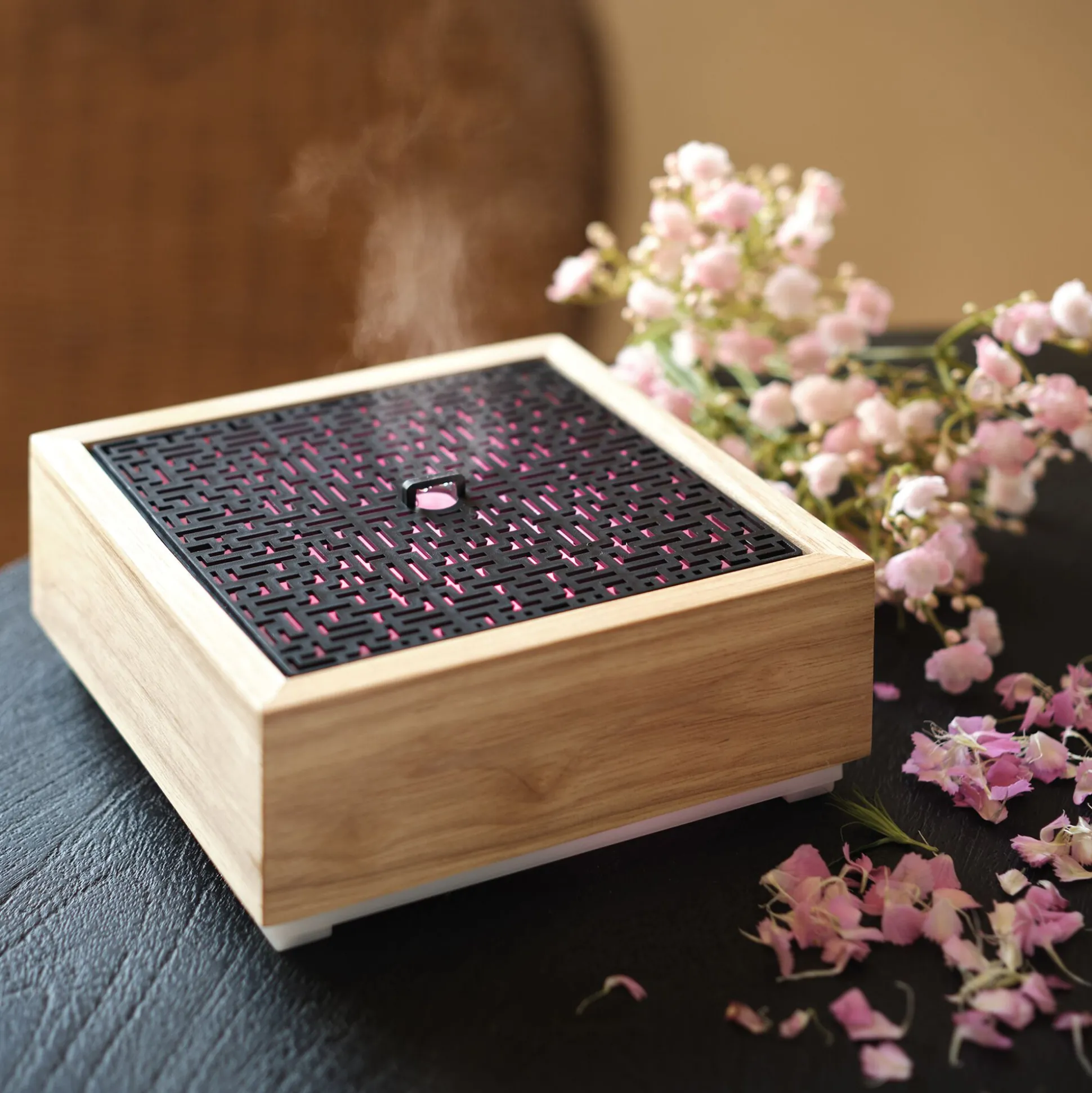 Diffuseur aromatique électrique en bambou