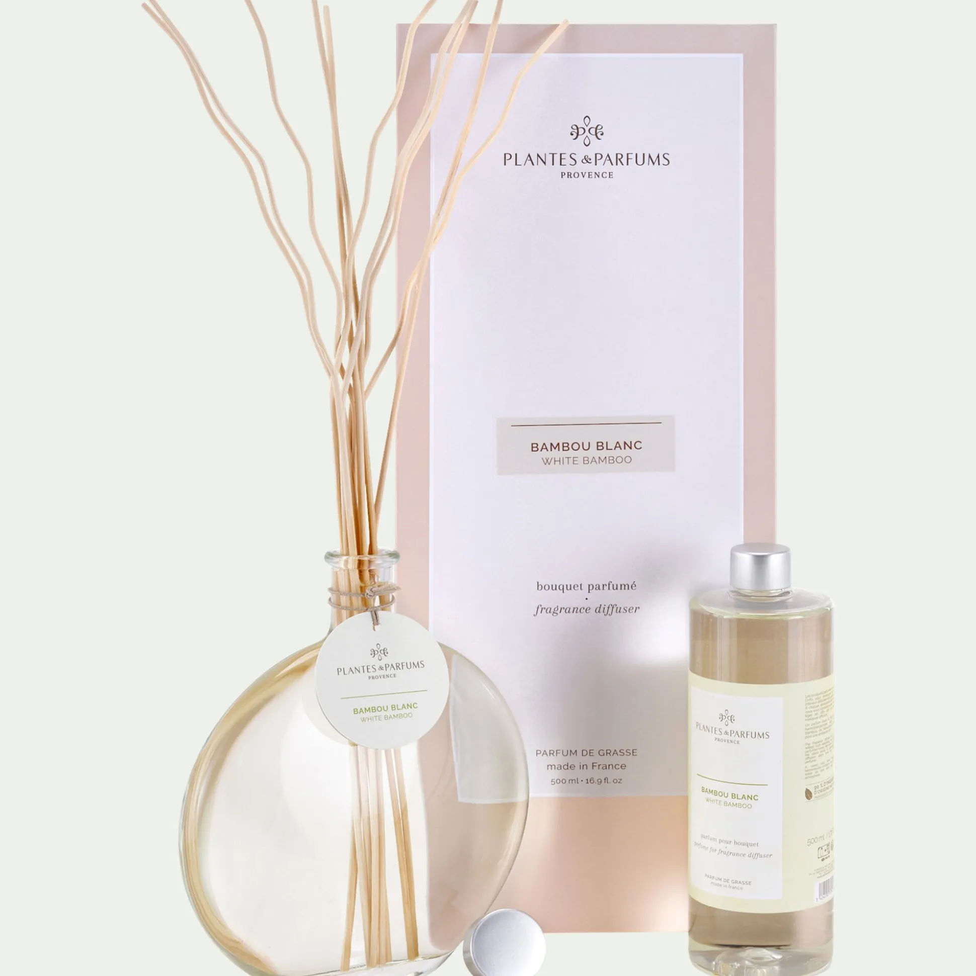 Diffuseur de parfum senteur Bambou Blanc 500ml