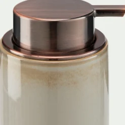 Distributeur de savon en céramique - gris