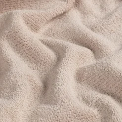 Drap de bain en bouclettes de coton bio - beige alpilles 90x150cm