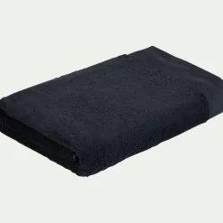 Drap de bain en coton peigné - gris calabrun 100x150cm